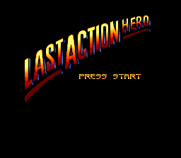 Заставка игры Last Action Hero